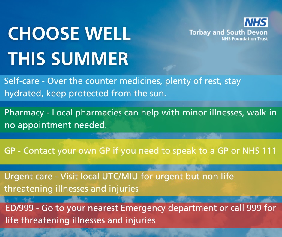 Choose well this summer social media graphic. Text is all explained in the content below.