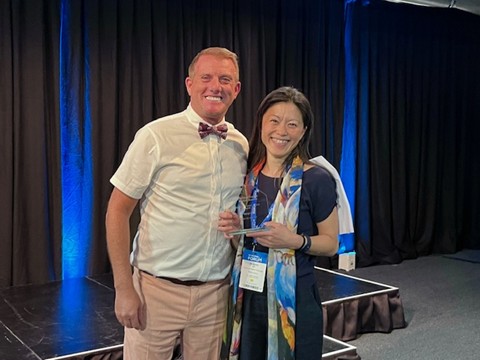Dr Nangi Lo, our Consultant Medical Oncologist, who won the Rising Star in Cancer Vaccine Research award at the Great UK Cancer Vaccine Summit Awards