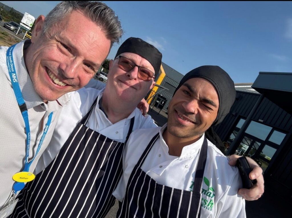 Members of our catering team from Torbay Hospital