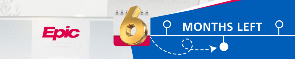 EPIC EPR 6 months left until launch banner graphic