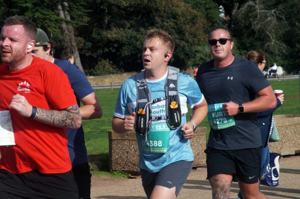 NHS Torbay Blue Wave runner James Lofthouse