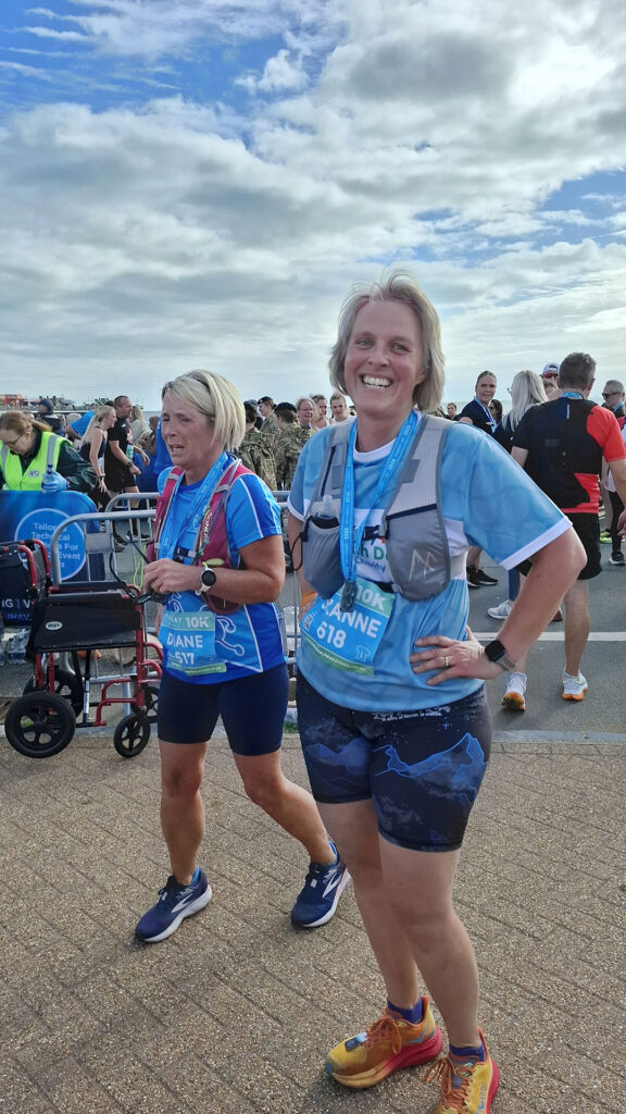 NHS Torbay Blue Wave runner Suzie Smith