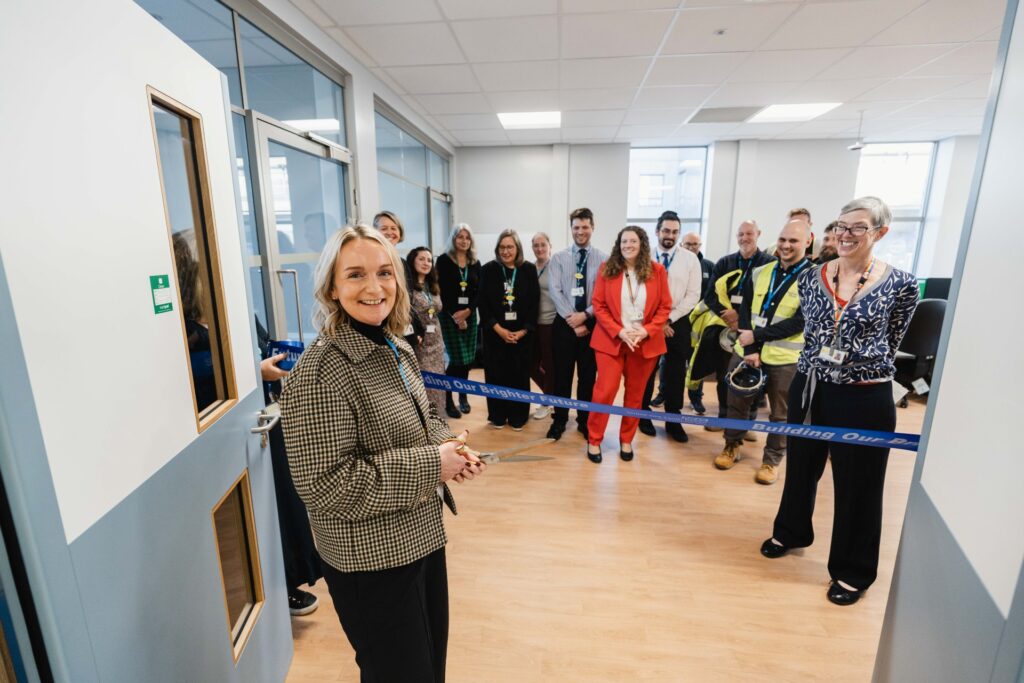 Torbay and South Devon NHS Foundation Trust colleagues at the opening of the first phase of Torbay Hospital’s £14.2 million Emergency Department redevelopment