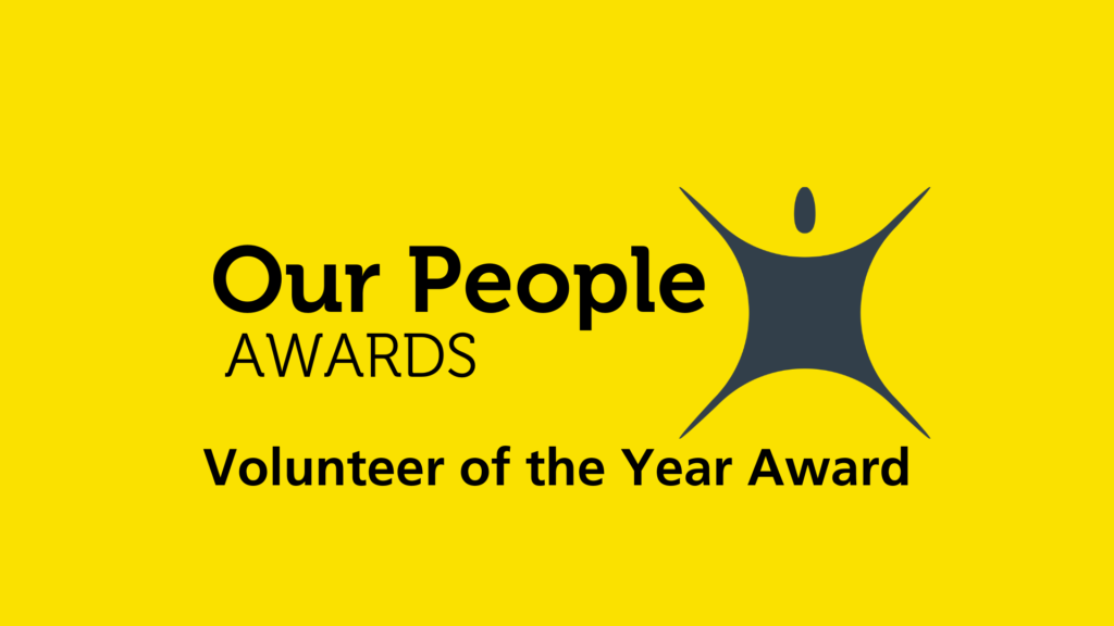 Our People Awards - Volunteer of the Year Award graphic