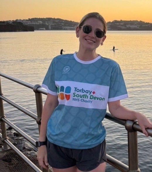 Sister Chloe Harries, who works in our discharge lounge at Torbay Hospital.