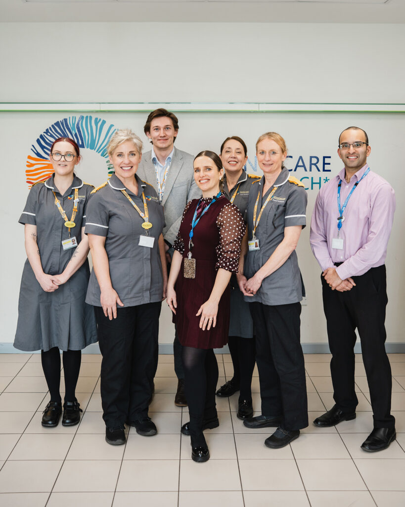 Dr Agne Straukiene, our Consultant Neurologist and MS Service Lead, with colleagues from our research team