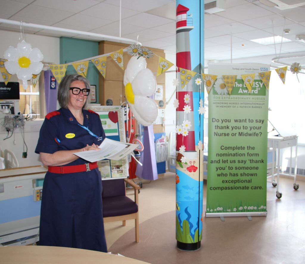 Deputy Chief Nurse Natalie Herring presenting to colleages