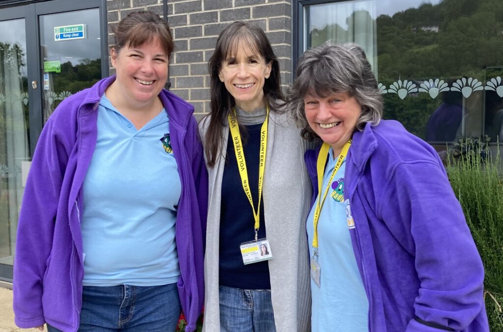 Three colleagues from Life Care Radio